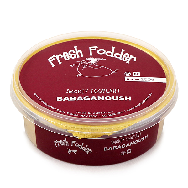 Fresh Fodder GF Veg. Babaganoush 200g - Aus*