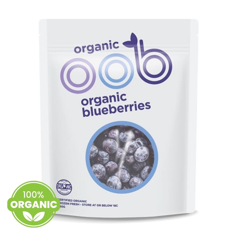 Frozen OOB Organic Blueberries 450g - Chile*