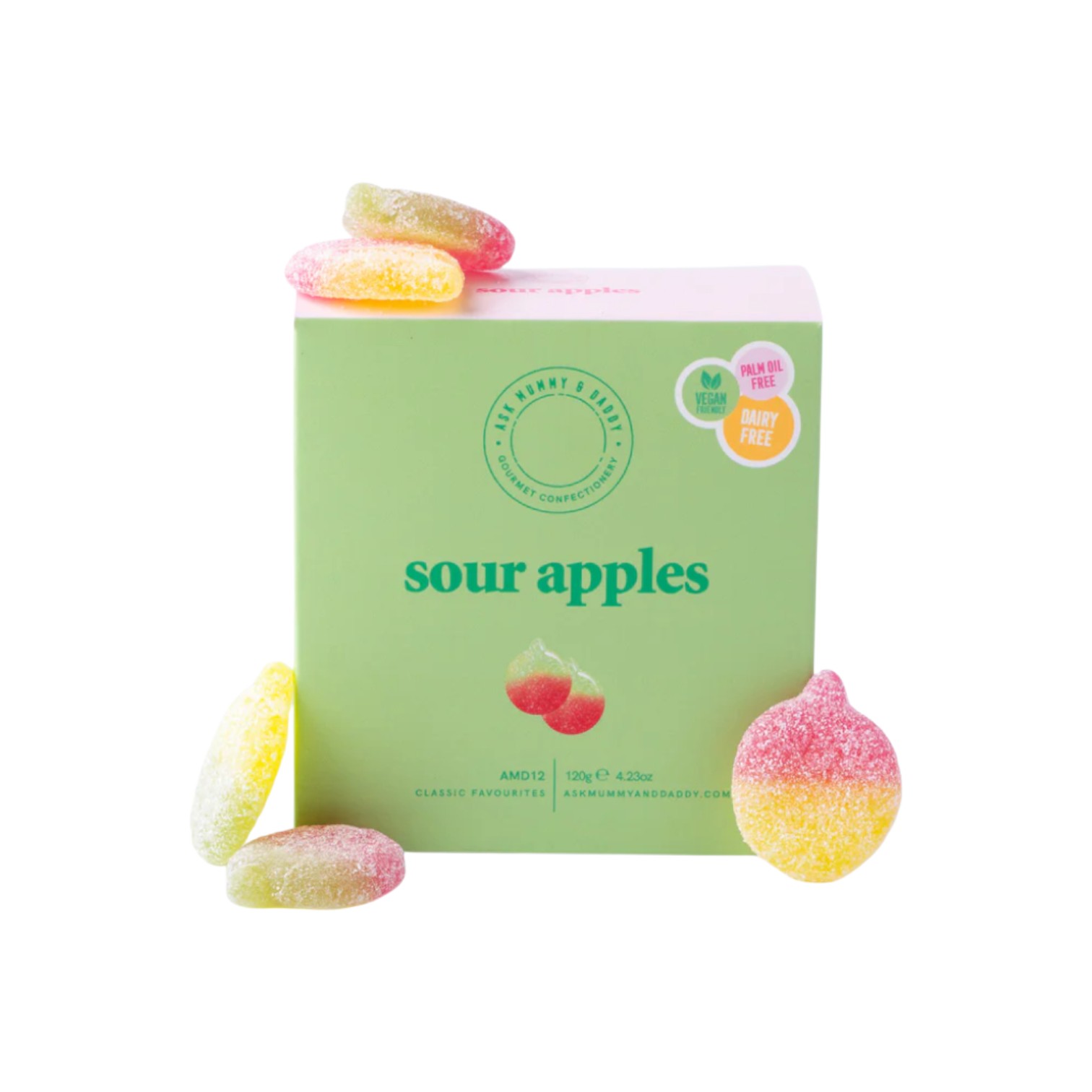 United Kingdom Ask Mummy & Daddy Sour Apples Giftbox 120g*