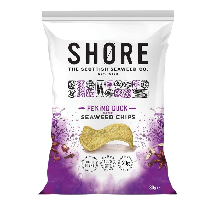 UK Shore Seaweed Chips (Peking Duck Share Bag), 80g