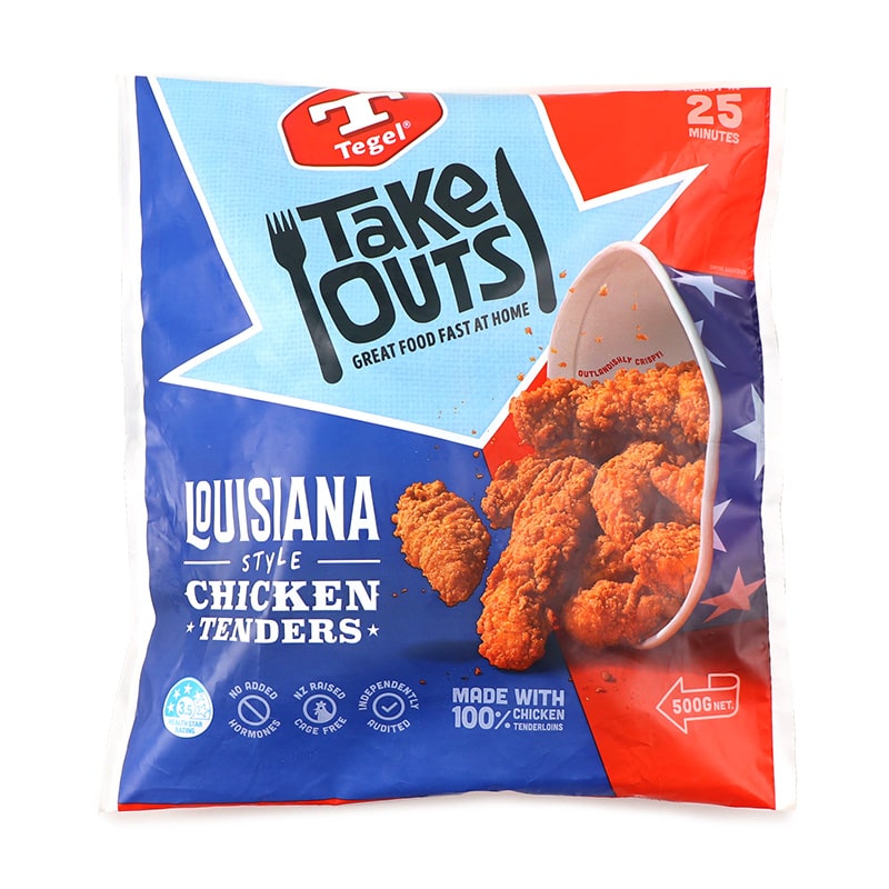 Frozen Tegel Take Outs Louisiana Style Tenders 500g*