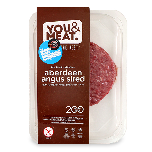 Frozen You & Meat Aberdeen Angus Beef Burger (1pc) 200g - Italy*