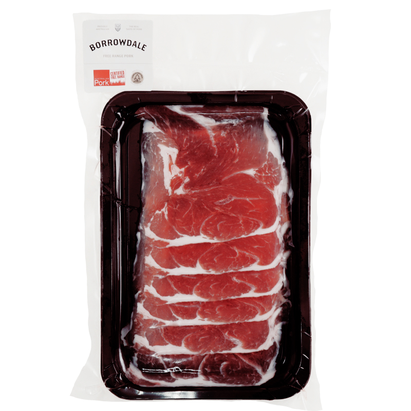 急凍澳洲Borrowdale豬肩肉(火鍋用)200克*