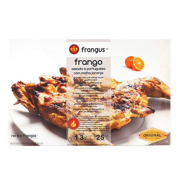 Frozen Rei Dos Frangos Grilled Chicken with Orange Sauce (with sleeves) 740g - Portugal*