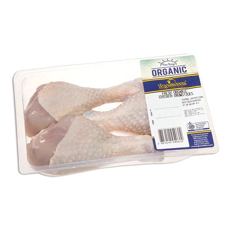 Frozen AUS Inglewood Organic Chicken Drumsticks