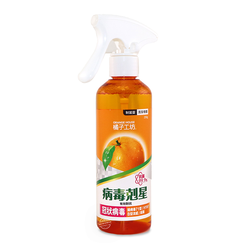 Orange House Bacteriostat Cleaning Spray 250ml- Taiwan*