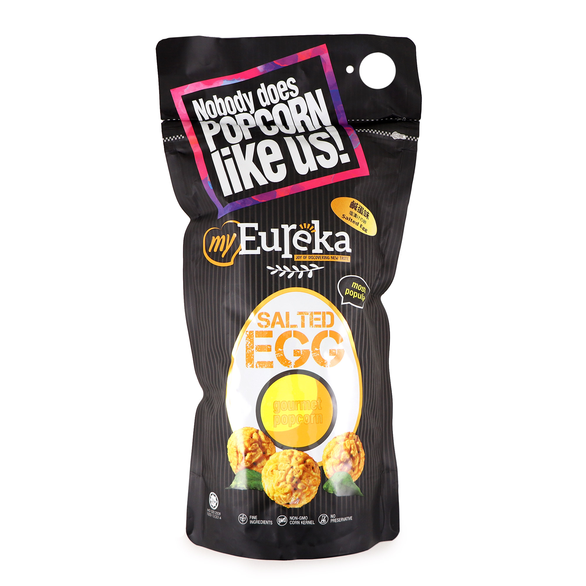 Eureka Salted Eggs Popcorn 140g - Malaysia*