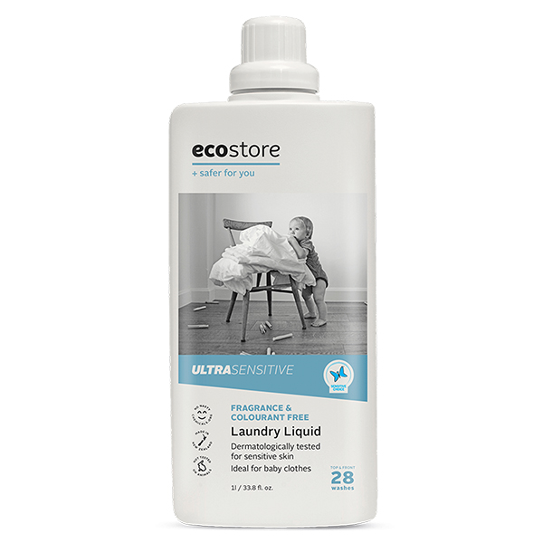 Ecostore Laundry Liquid Fragrance Colourant Free Ultra Sensitive 1L - NZ*