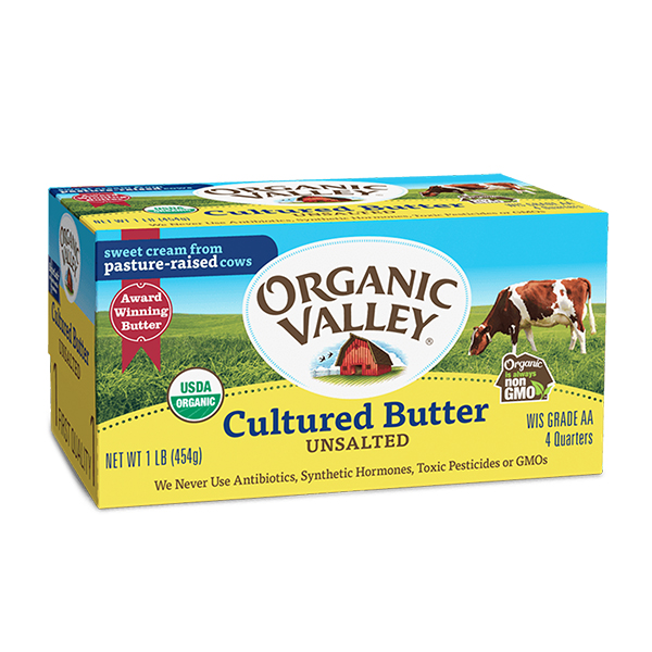 Organic Valley Lightly Unsalted Butter 454g - US*
