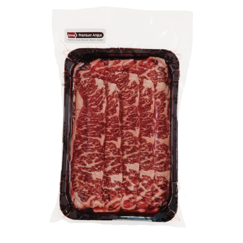 Frozen US Iowa Premium BA Corn-fed Prime Chuck Tail Flap for Hot Pot 200g*