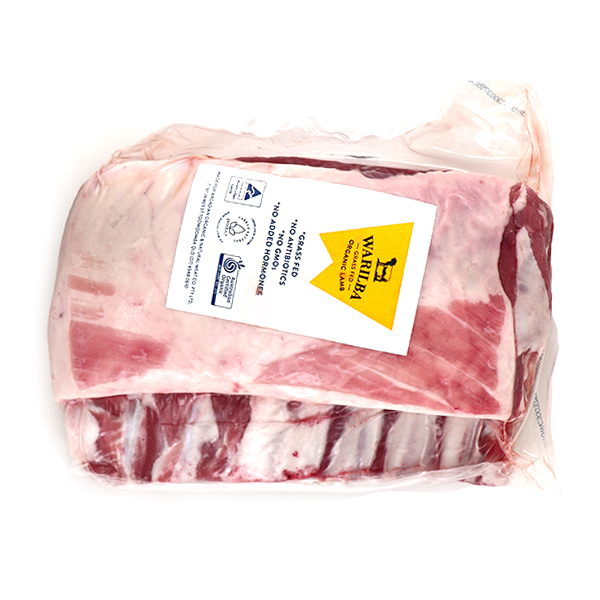 Frozen Organic Lamb Rack - Aus