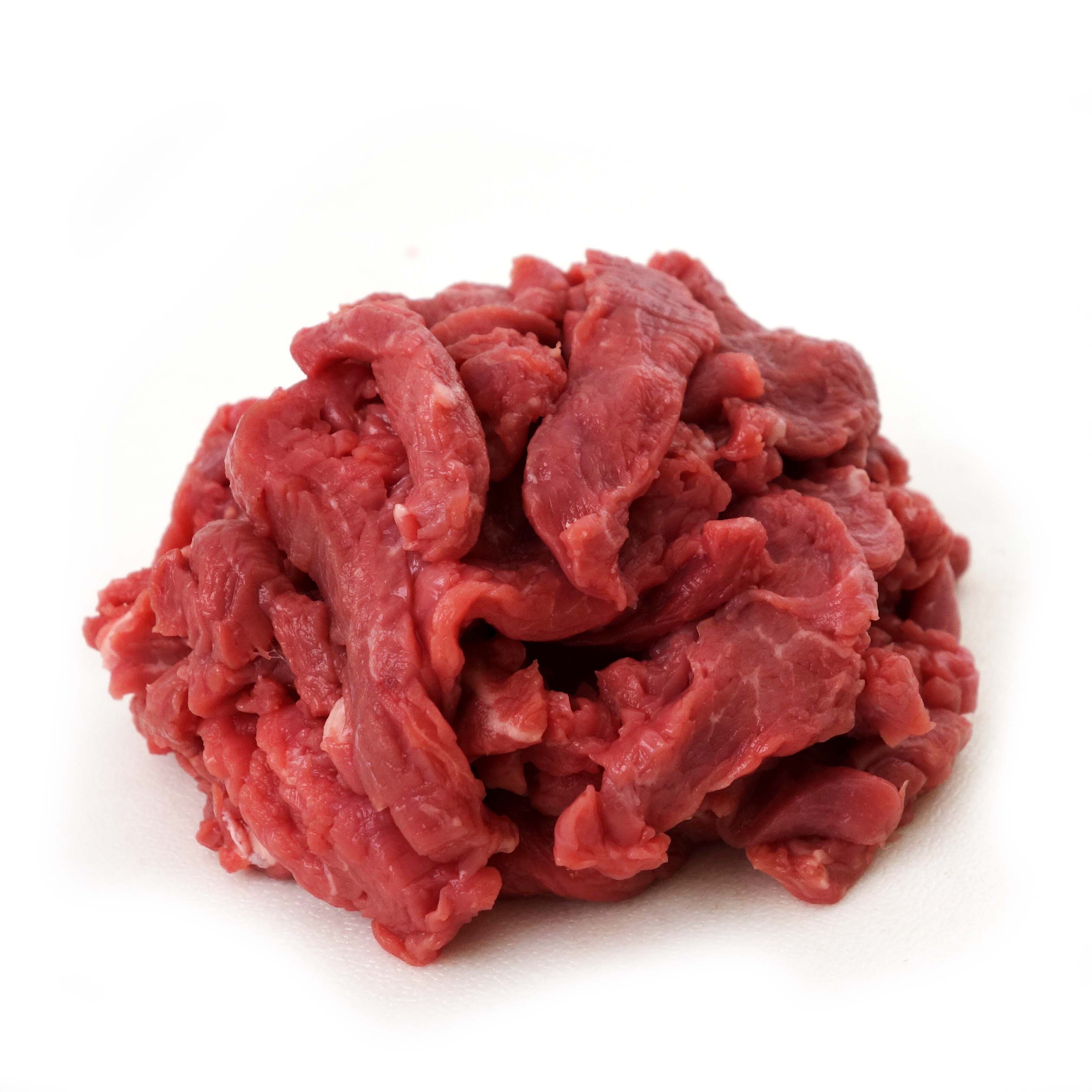 Frozen NZ Black Angus Flank Steak Stirfry 200g*