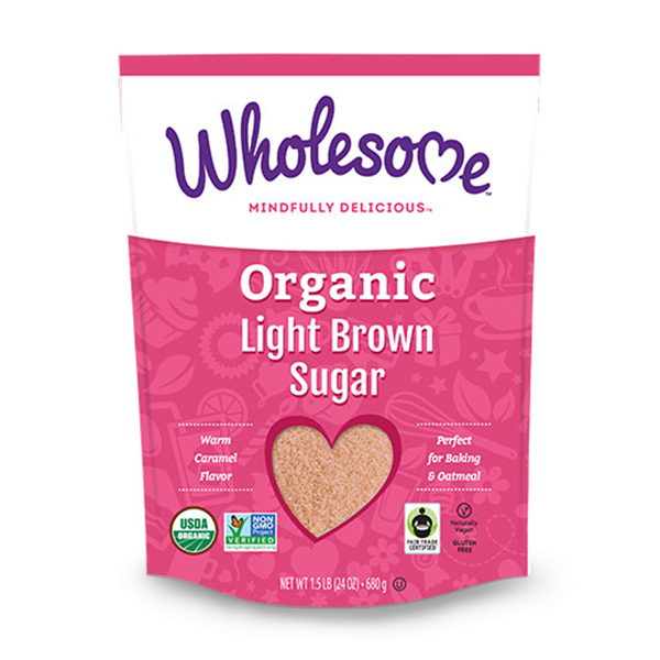 Wholesome Organic Light Brown Sugar 680g - US*