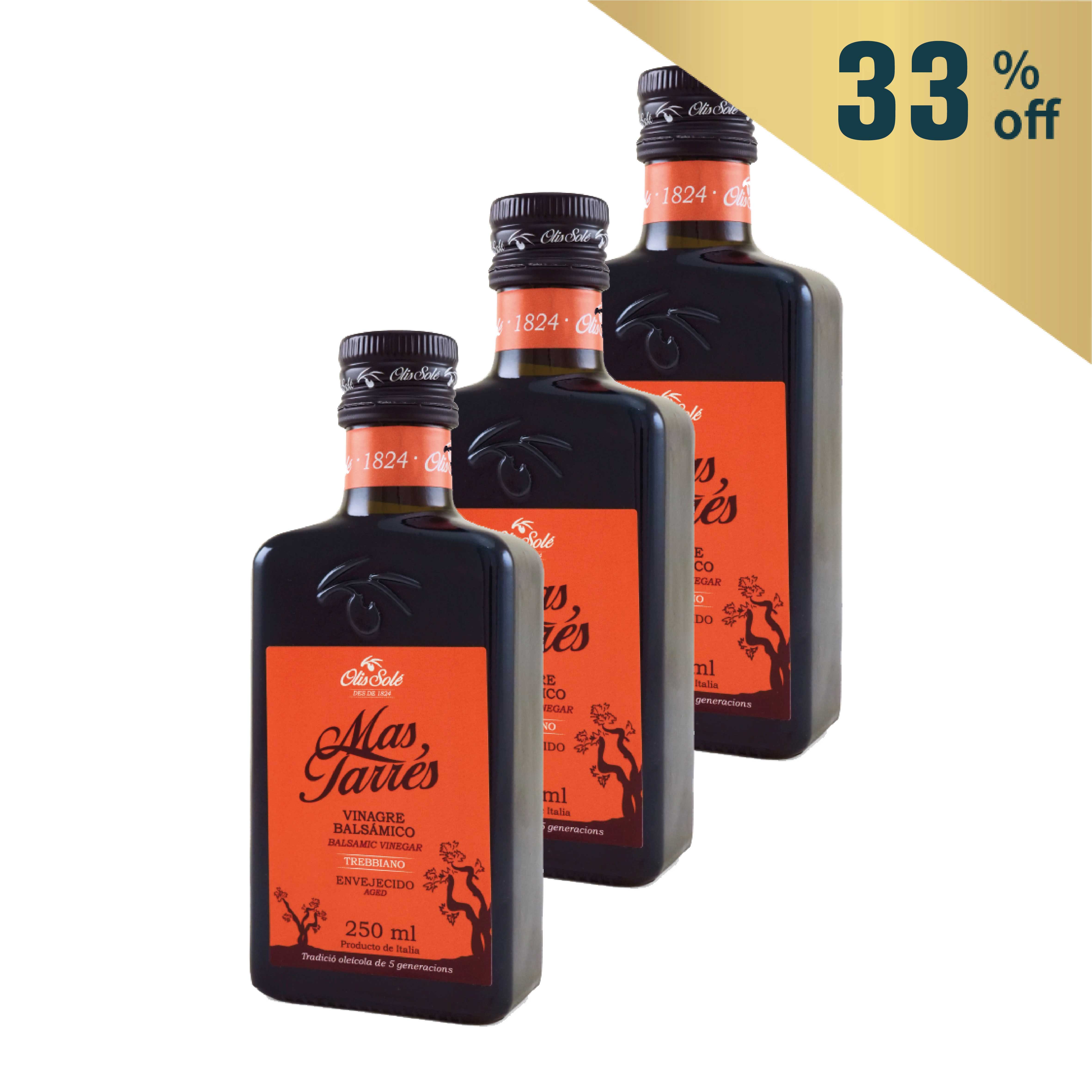 Italy OLIS SOLE Mas Tarres Aceto Balsamico 250ml - Buy 2 Get 1 Free