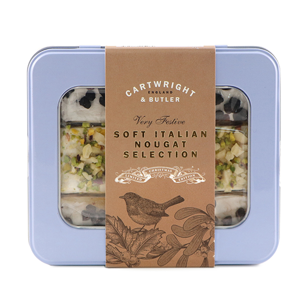 Cartwright Butler Italian Nougat Selection Tin 240g England South Stream Market Cartwright Butler Italian Nougat Selection Tin 240g England South Stream Market