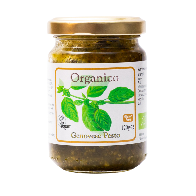 英國 Organico 純素熱那亞香草醬,120g