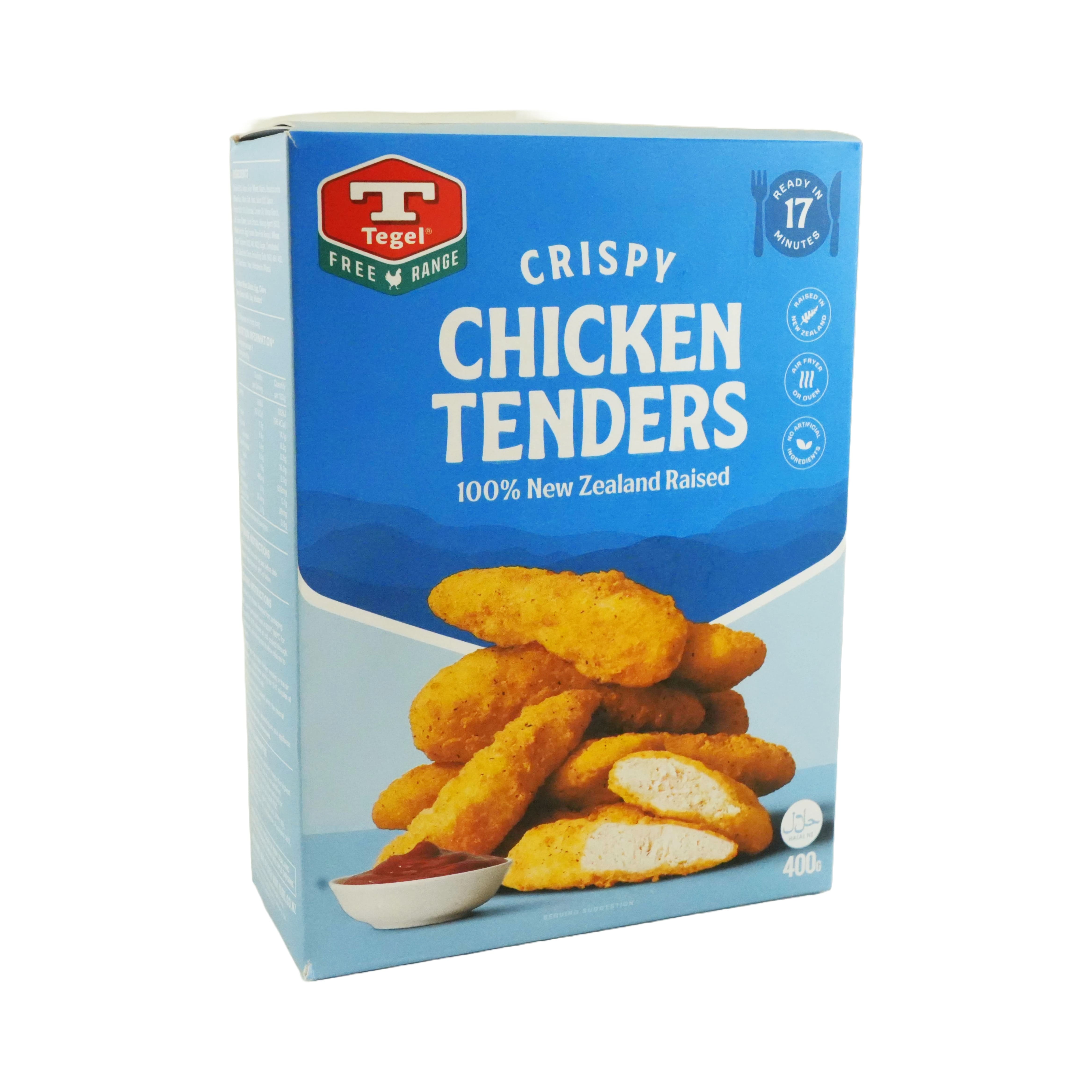 Frozen New Zealand Tegel (Halal) Crispy Free Range Chicken Tenders 400g* 