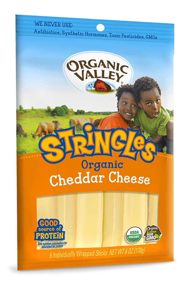 Organic Valley Stringles Mild Chedder 6oz - US*