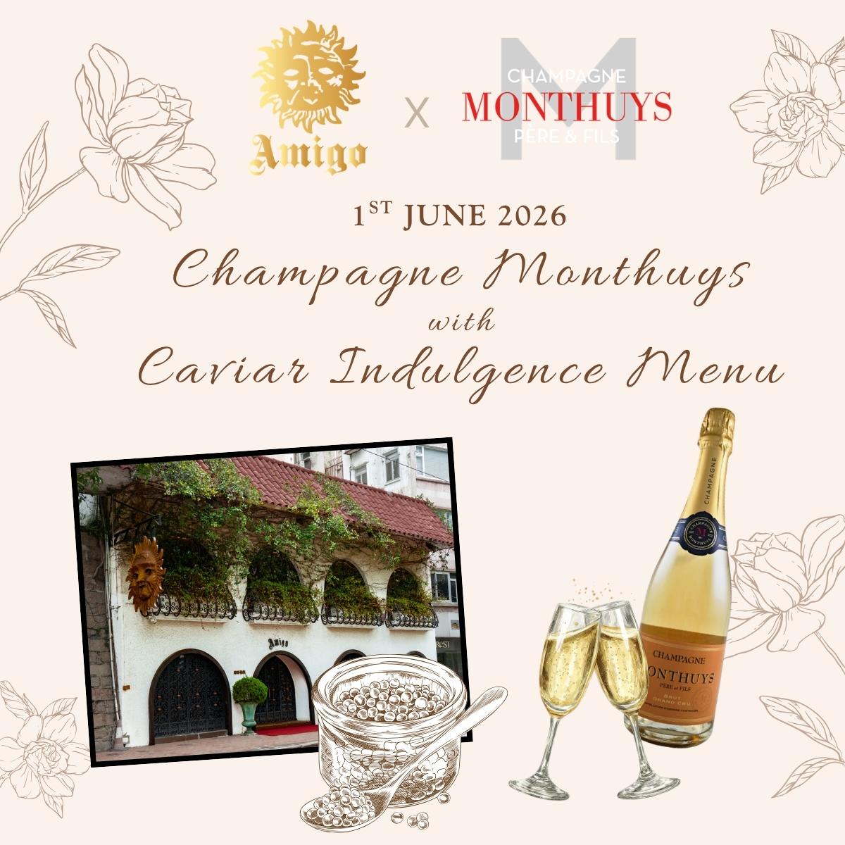 Amigo X Champagne Monthuys Dinner*