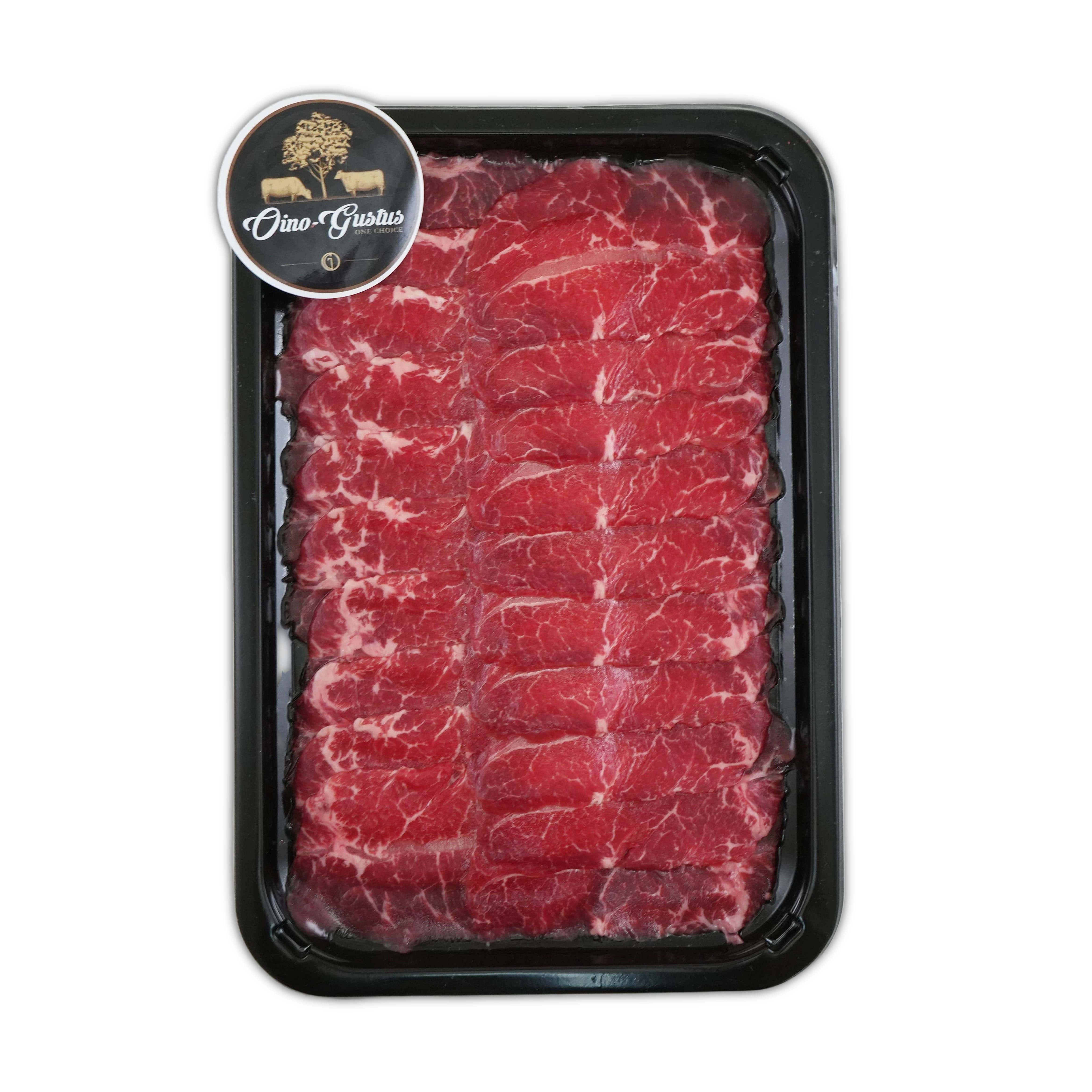 Frozen Aus Oino Gustus Black Angus 250days Oyster Blade 2mm Sliced 200g*