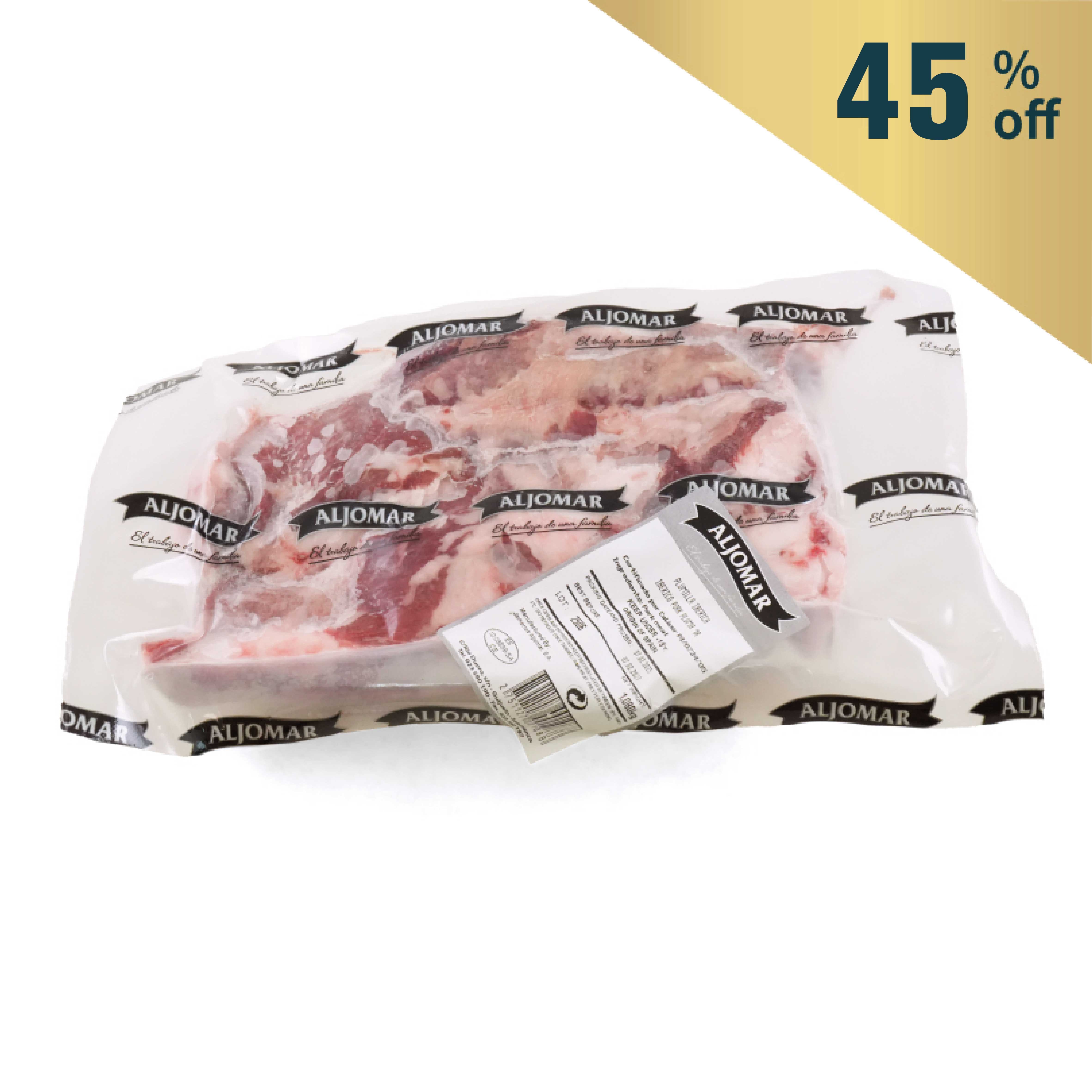 Frozen Spain Aljomar Iberico Pork Pluma 1A