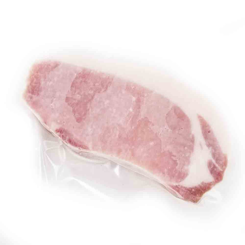 Frozen Canadian pork chop 1”