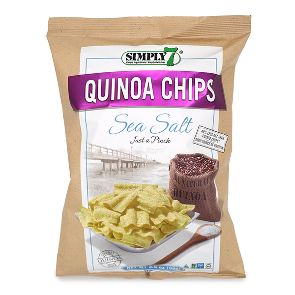 Simply 7 Quinoa Chips Sea Salt 99g - US*