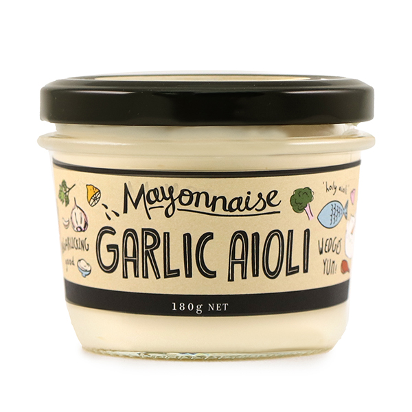 Yarra Valley Mayonnaise Garlic Aioli 180g - Aus*