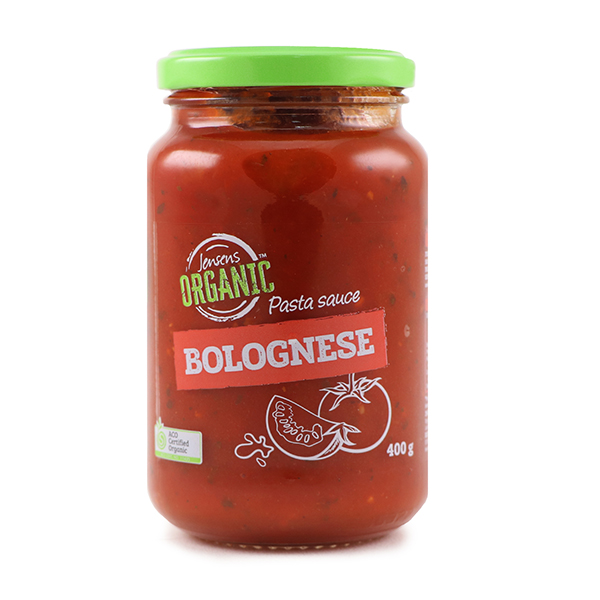 Jensens Organic Bolognese Pasta Sauce 400g - Aus*