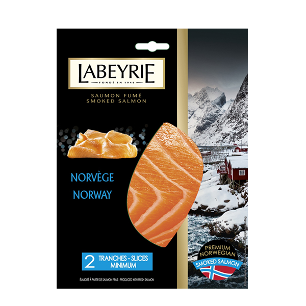 Labeyrie Norway Smoked Salmon (2 slices) 75g*