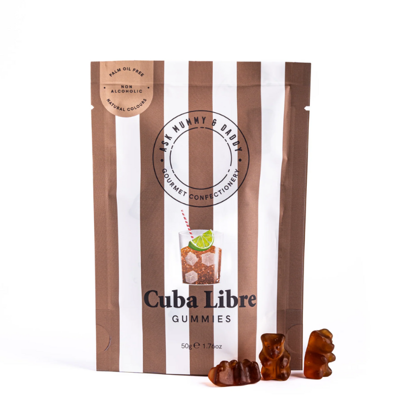 UK Ask Mummy & Daddy Cuba Libre Gummies - 50g pouch