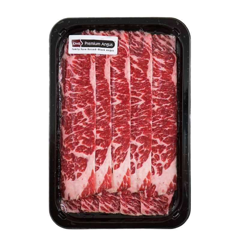 急凍美國Iowa Premium黑毛安格斯粟飼CAB牛翼板肉(牛頸脊)(火鍋用)200克*