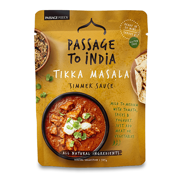 Passage to India Tikka Masala Simmer Sauce 375g - Aus*