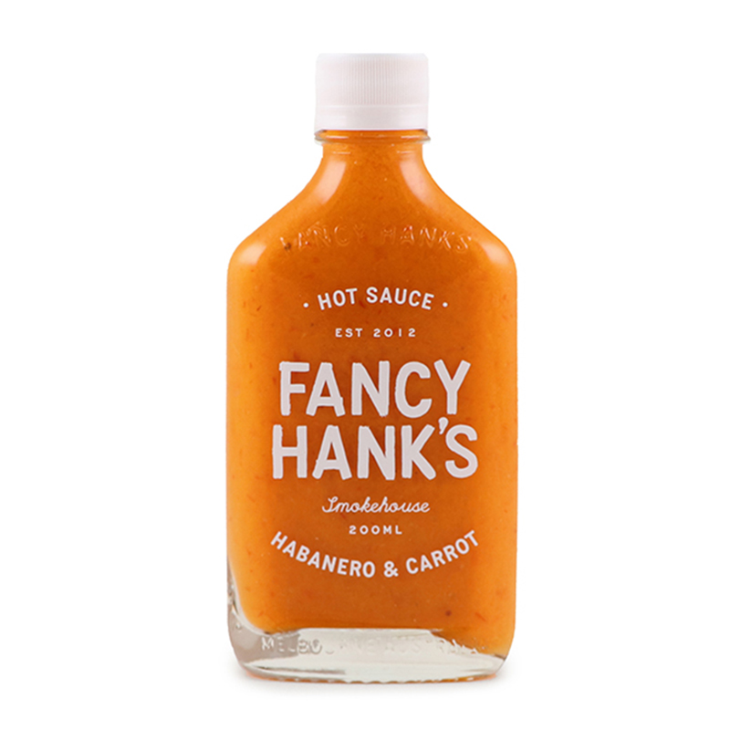 Fancy Hanks Habanero & Carrot Hot Sauce 200ml - Aus*