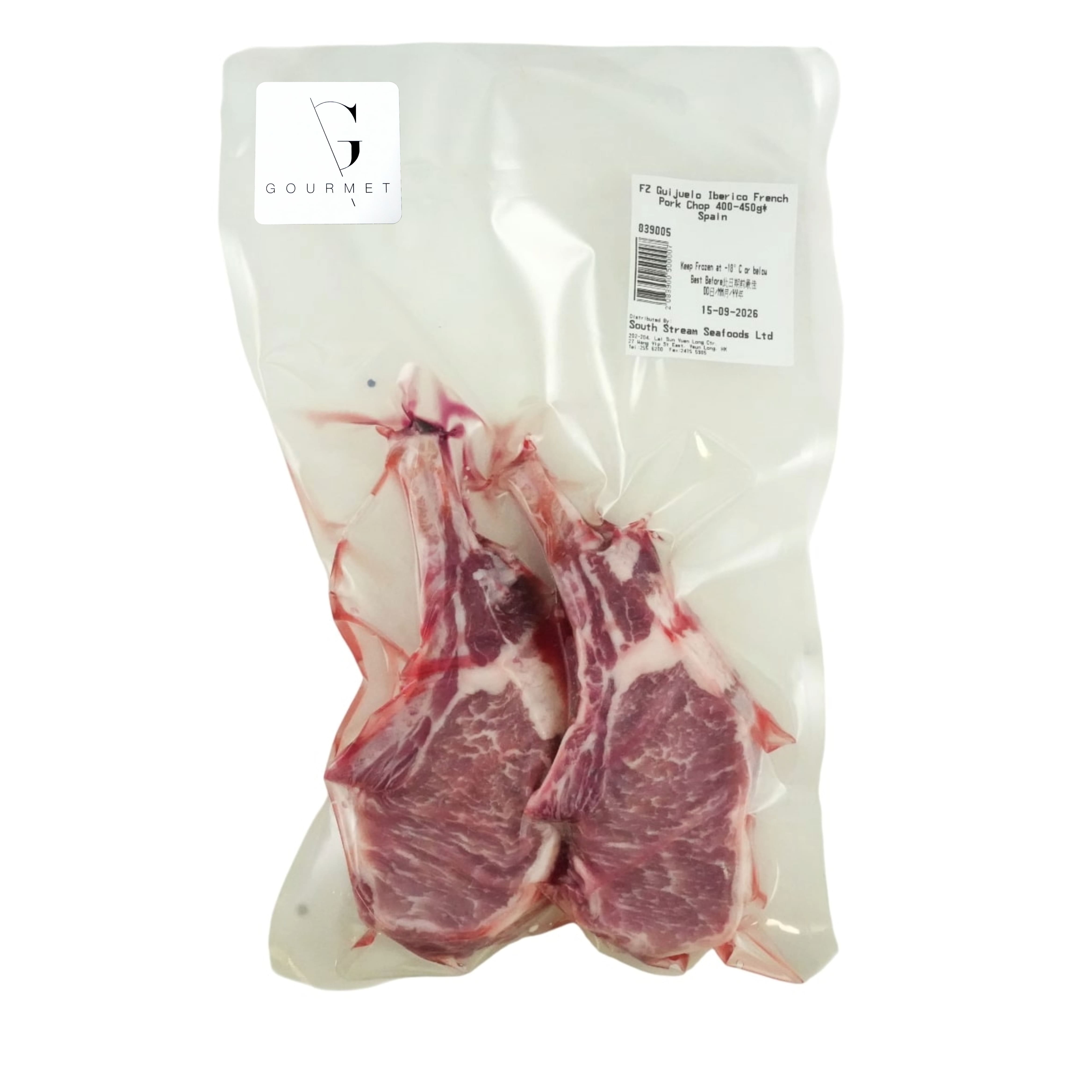 Frozen Spain Guijuelo Gourmet Iberico French Pork Chop 400-450g*