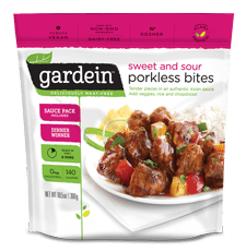 Frozen Gardein Sweet Sour Porkless Bites 298g*