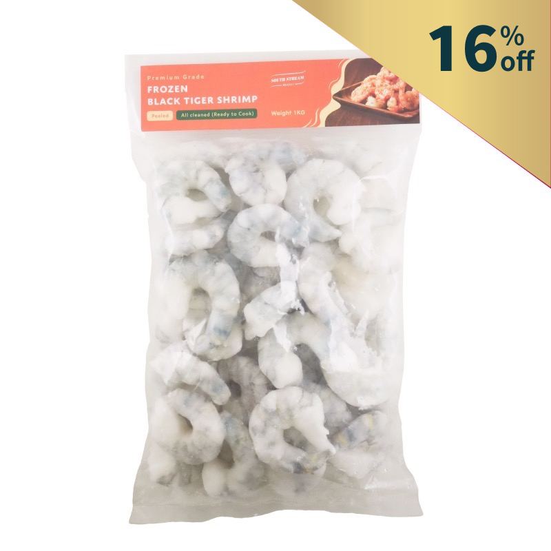 Frozen Vietnam Black Tiger Shrimp Meat (16/20) 1kg*