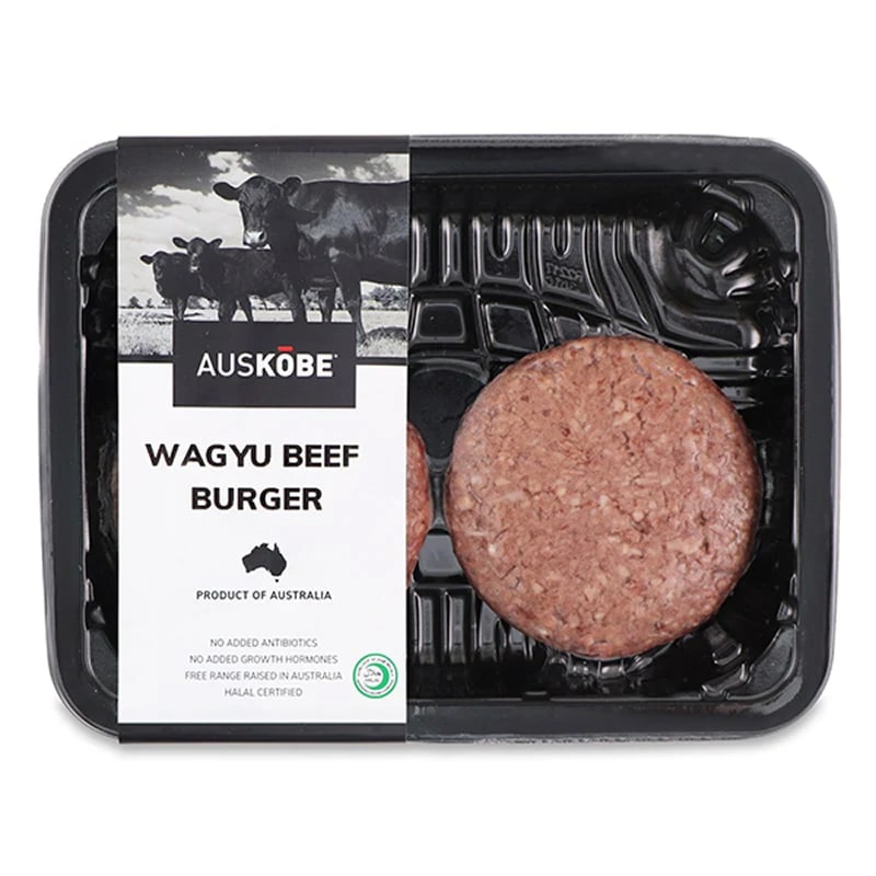 Frozen Auskobe Wagyu Beef Burger (2pcs) 240g* - Aus*