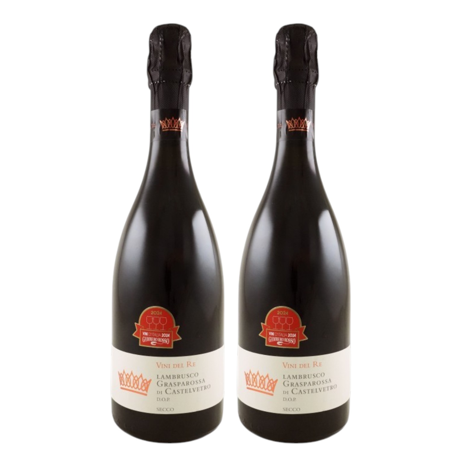 意大利Vini Del Re Lambrusco Grasparossa di Castelvetro D.O.P 氣泡酒750毫升X2枝*