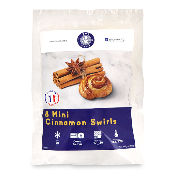 Frozen France Bon Chef Mini Cinnamon Swirls (8pcs) 280g*