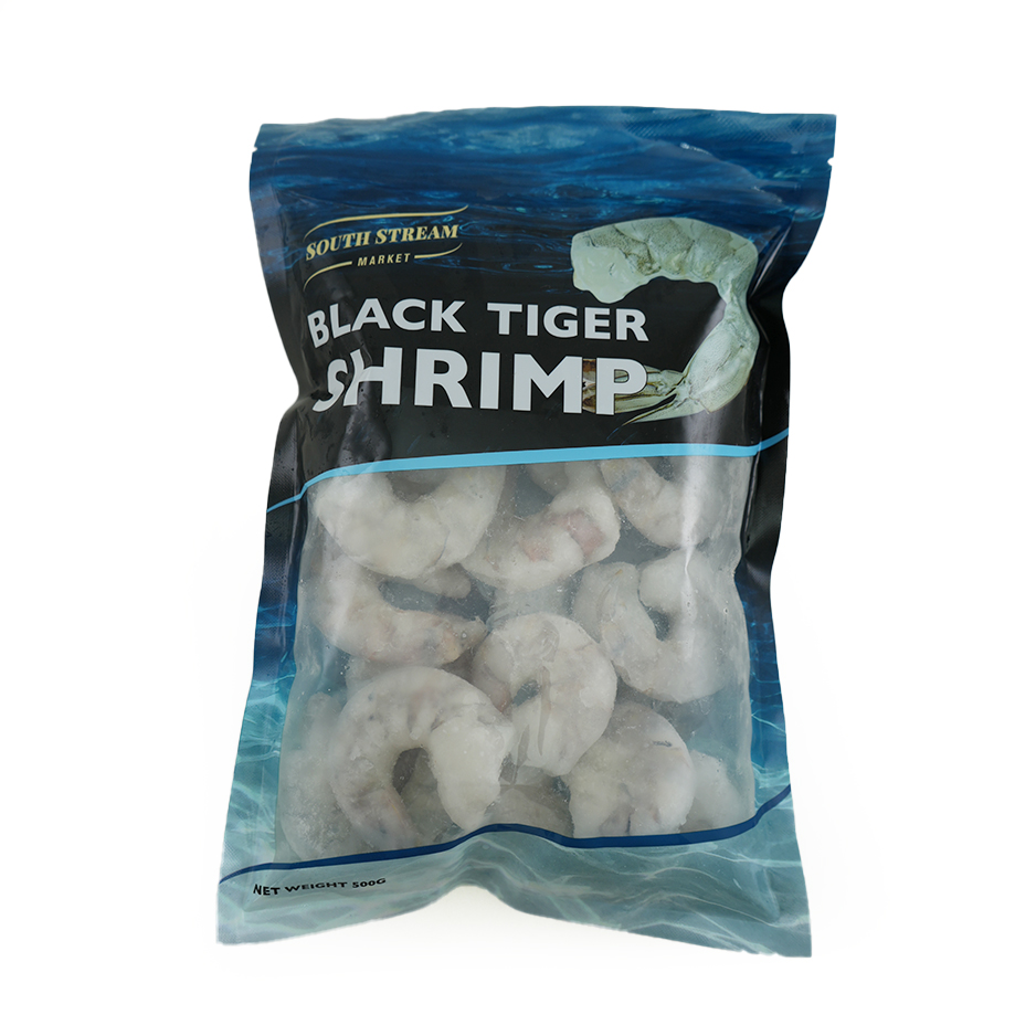 Frozen India Black Tiger Shrimp (IQF) 16/20 500g*