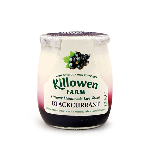 Killowen Farm Handmade Blackcurrant Live Yogurt 120g - Ireland*
