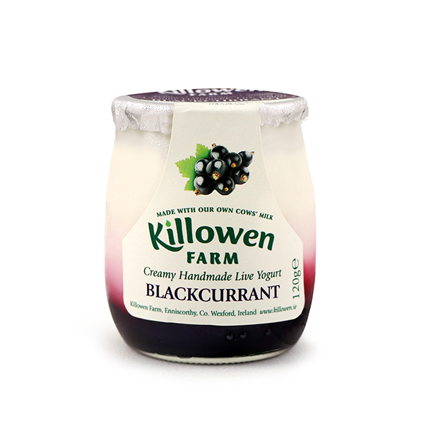 Killowen Farm Handmade Blackcurrant Live Yogurt 120g - Ireland*
