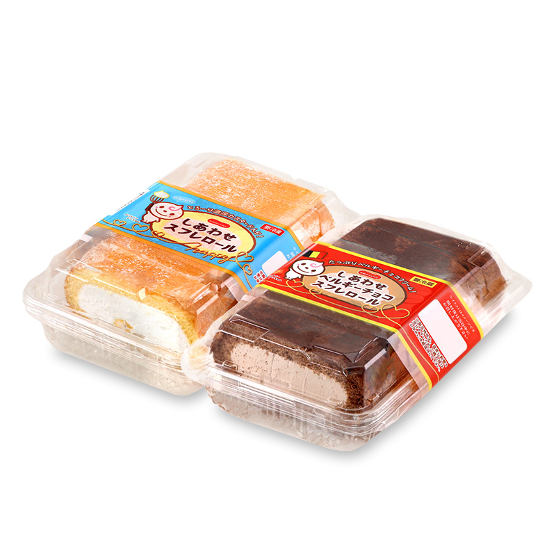 Frozen Japan Domremy Souffle Roll 193g - Chocolate & Original Flavor Combo*