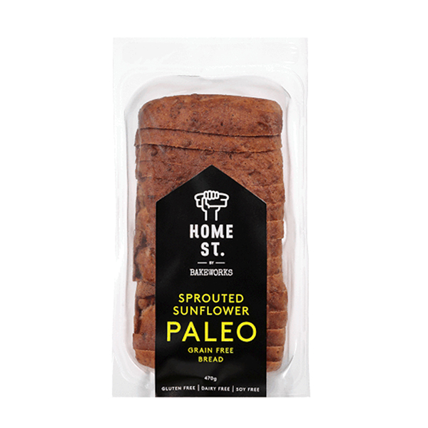 NZ Home St. Sprouted  Sunflower Paleo Bread 470g*