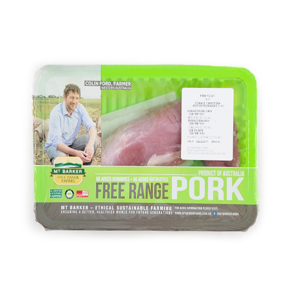 Frozen Aus MT Barker Pork (Tenderloin) Fillet 250g*