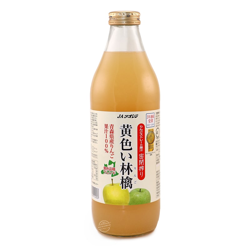 JA Aoren Kibou no Shizuku 100% Yellow Apple Juice 1000ml - Japan*