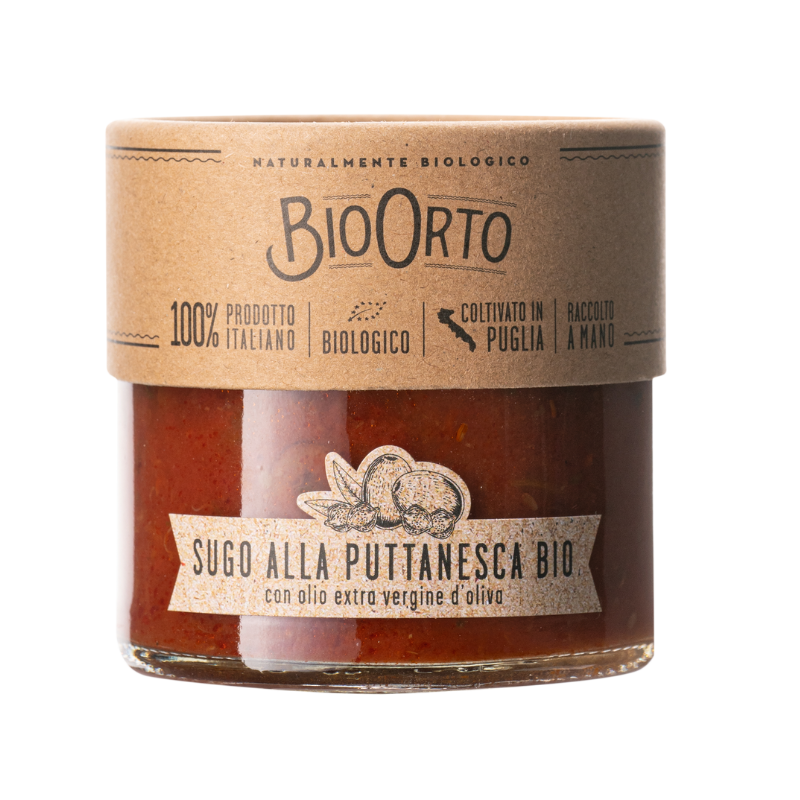 Italy Bio Orto Organic Tomato Sauce Puttanesca 185g*