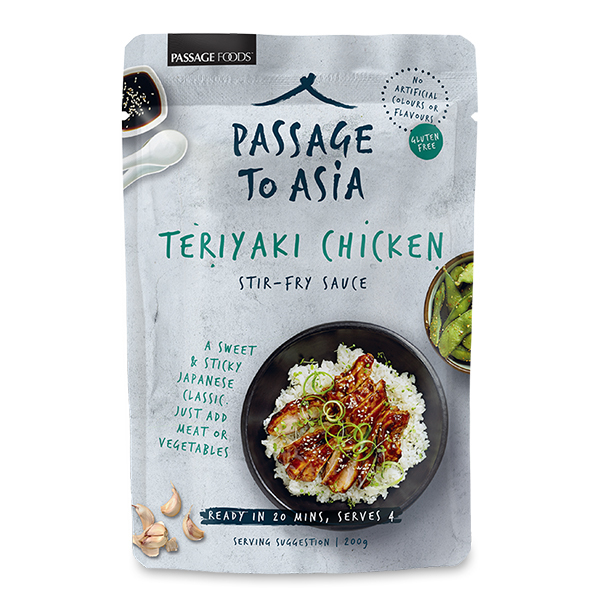 Passage to Asia Teriyaki Chicken Stir-fry Sauce 200g - Aus*