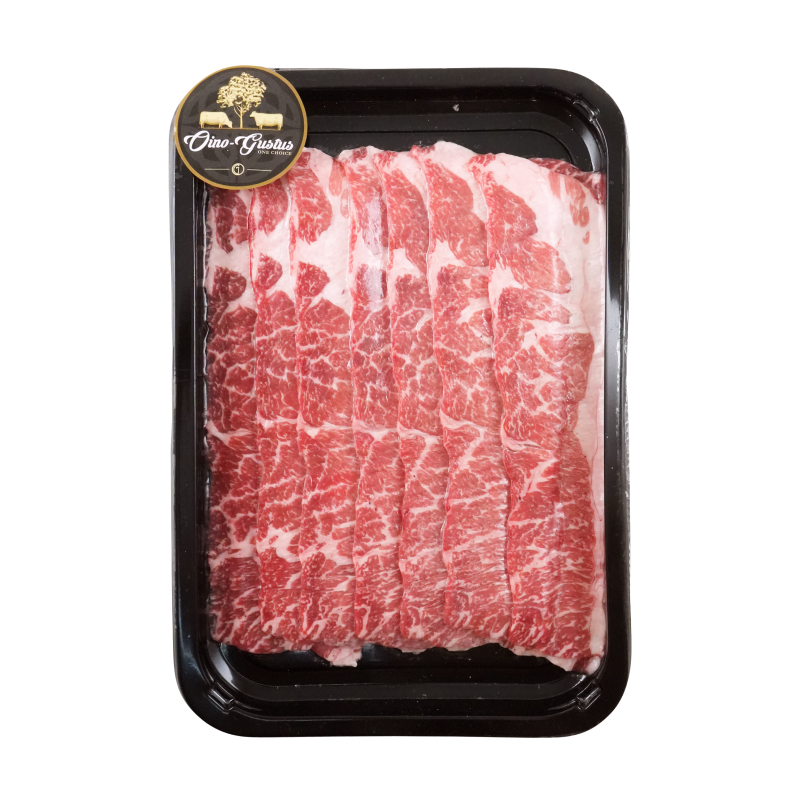 Frozen Aus Oino Gustus Black Angus 250days Chuck Tail Flap 2mm Sliced 200g*